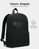 Lenovo Laptop Backpack (B500) -15L Capacity Padded Tablet & Computer Bag with Lock Zipper, Black, 15.6 Inch - Image 3