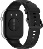 LOKEKE Compatible with Huawei Watch Fit 3 - Watch Band of Silicone Wrist Strap Compatible with Huawei Watch Fit 3 (Black) - Image 3