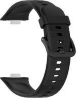 LOKEKE Compatible with Huawei Watch Fit 3 - Watch Band of Silicone Wrist Strap Compatible with Huawei Watch Fit 3 (Black) - Image 4