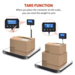 KKZ Shipping Scale, 440 LB Heavy Duty Postal Scale for Packages, Large Mailing Scale for Postage, Industrial, Small Business, Laundry, Warehouse, Stainless Steel - Image 4