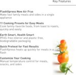 Panasonic Air Fryer Toaster Oven Combo with 11 Preset Cooking Functions, FlashXpress with Double Infrared Heating, Temperature Control Dial, PFAS Free, 1800W - NB-G211P - Image 3