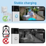 24V Doorbell Transformer，33 Feet Length Output Line 24V500mA Video Doorbell Power Adapter, Compatible with Arlo, Nest, Wyze, Eufy, Ring Doorbell Power Supply （White 33 feet） - Image 7