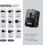 Universal Travel Adapter - All-in-one Worldwide Plug Adapter & Converter for Travels - International Power Adapter - USB and USB C Ports - Universal Charger - Compatible with Apple Devices - Image 5
