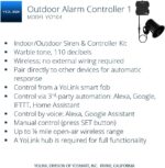 YoLink Outdoor Security Siren & Smart Alarm Controller Kit - Loud 110 dB, Wireless, Battery-Powered, 1/4 Mile Range, Android-iOS App, Alexa, Google, IFTTT, Home Assistant, Hub Required! - Image 3