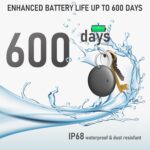Airtag Alternative-4 Pack: Smart Bluetooth Tracker for Apple Find My No Monthly Fee, Item Finder for Keys, Luggage, Bags & Pets, Precision Tracking, IP68 Waterproof Design (iOS Only) - Image 4