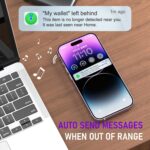 Airtag Alternative-4 Pack: Smart Bluetooth Tracker for Apple Find My No Monthly Fee, Item Finder for Keys, Luggage, Bags & Pets, Precision Tracking, IP68 Waterproof Design (iOS Only) - Image 8