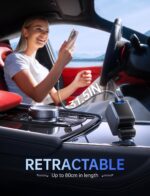 Retractable Car Charger, Car Accessories, 72W Fast Charging USB C Car Charger with 4FT Retractable Cables and 2 Ports, Travel Essentials Gifts for iPhone 16 15 14 13 12, Man and Women - Image 3