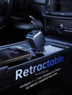 Retractable Car Charger, Car Accessories, 72W Fast Charging USB C Car Charger with 4FT Retractable Cables and 2 Ports, Travel Essentials Gifts for iPhone 16 15 14 13 12, Man and Women - Image 4