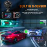 Dash Cam Front and Inside, FHD Dashcams for Cars with 64GB Card Dash Camera for Cars, 1080P Front Dash Cam+1080P Inside Dashcam for Car Dash Camera with IR Night Vision Loop Recording - Image 7
