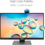 ASUS ProArt Display PA278QV 27” WQHD (2560 x 1440) Monitor, 100% sRGB/Rec. 709 ΔE < 2, IPS, DisplayPort HDMI DVI-D Mini DP, Calman Verified, Anti-glare, Tilt Pivot Swivel Height Adjustable, Black - Image 4
