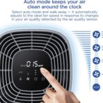 Clorox Air Purifiers for Home, True HEPA Filter, Large Rooms up to 1,500 Sq Ft, Removes 99.9% of Mold, Viruses, Wildfire Smoke, Allergens, Pet Allergies, Dust, AUTO Mode, Whisper Quiet - Image 4