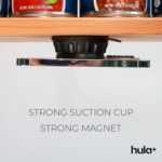 hula+ MagSafe Phone Holder Portable Mount, Reusable Stand for Shower, Mirror, Kitchen, Window, & Bathroom Compatible with MagSafe Adjustable Rotation for Content, TikTok, Movies & Music - Image 4