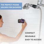 hula+ MagSafe Phone Holder Portable Mount, Reusable Stand for Shower, Mirror, Kitchen, Window, & Bathroom Compatible with MagSafe Adjustable Rotation for Content, TikTok, Movies & Music - Image 5