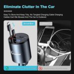 Retractable Car Charger,68W 4 in 1 Super Fast Charge Car Phone Charger,Retractable Cables (31.5 inch) and 2 USB Ports Car Charger Adapter for iPhone 15/14/13/12 Pro Max XR,iPad,Samsung,Pixel - Image 6
