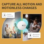 WiFi Human Presence Sensor,Smart Motion Sensor with 24G mmWave Radar,Occupancy Sensor for Home Security and Automation,Compatible with Alexa/Smart Life/Tuya Smart,No Hub Required(White) - Image 3
