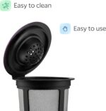 4 Black Reusable K Cups for Keurig Coffee Makers - BPA Free Universal Fit Refillable Kcups Coffee Filters for 1.0 and 2.0 Keurig Brewers - Image 4