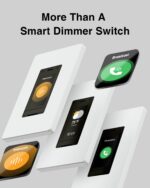 Smart Dimmer Switch with Touchscreen, ORVIBO Matter-Certified Single Pole Wi-Fi Dimmable Light Switches, Works with Alexa & Google Home, Neutral Wire Required (Dimmer) - Image 4