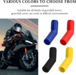 2 PCS Motorcycle Gear Shift Level Cover, Anti-Slip Rubber Protector for Motorcycle Gear Lever, Universal Shifter Cover Fit Motorbikes Bicycles ATVs, Motorcycle Accessories (Blue) - Image 7