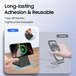 20w Fast Mag-Safe Charger Stand,Stickable Desk Magnetic Wireless Charging with 25w PD Adapter,Office Magnetic Phone Charger for iPhone 16e/16/16 Pro/16 Plus/16 Pro Max/15/14/13/12 Series - Image 4