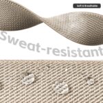 Water-Resistant Elastic Nylon Strap Compatible with Garmin Vivoactive 5/Vivoactive 3/6 Watch Bands, 2 Pack 20mm Quick Release Breathable Wristband for Venu/Venu Sq/Forerunner 55/165/245/645 - Image 4