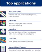 Brady M211 Portable Bluetooth Monochrome Label Printer, Yellow/Black - Image 6