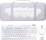 co2CREA Hard Case Replacement for Logitech G713 Wired G715 Wireless Mechanical Gaming Keyboard + Logitech G705 Wireless Gaming Mouse Combo - Image 3