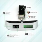 Dressesmax Digital Luggage Scale - Travel Essentials Hanging Baggage Scale for Suitcase Weight, Portable Travel Luggage Weight Scale - Image 3