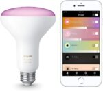 Philips Hue White & Color Ambiance BR30 LED Smart Bulbs, Bluetooth & Zigbee Compatible (Hue Hub Optional), Works with Alexa & Google Assistant, Old Version, 2 Bulbs - Image 3