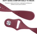 3 Pack Silicone Band Compatible with Amazfit GTS 4/GTS 2, 20mm Soft Sport Replacement Watch Strap for Bip 3/Bip U Pro - Image 5