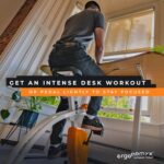 Under Desk Bike (w/LCD Screen) Foldable Pedal Exerciser - Easy Assembly and Storage with Adjustable Tension Control - Image 4