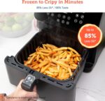 COSORI 12-in-1 Air Fryer 5.8QT, Toast, Bake, Nutrition Facts for 100+ In-App Recipes, AdaptIQ Tech Fast Cook, for Main & Side Dishes, Snacks, Leftovers, Detachable Square Basket, Dishwasher Safe - Image 5