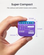 SwitchBot Smart Relay Switch 1,Smart Relay Module with Built-in Hub, Wi-Fi&Bluetooth Switch Compatible with Alexa/Apple Homekit/Google Home/Matter Hub Required, 2.4GHz, Home Automation - Image 6