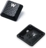 Texture Tactility Backlit Keycaps Replacement Suitable for Logitech G813/G815/G913/G915 TKL RGB Mechanical Gaming Keyboard (WASD+Arrow Keys) (Black) - Image 4