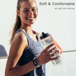 Sunnyson 10 Pack Elastic Bands - Compatible with Amazfit GTS/GTR Series & Bip Models - Soft Stretchy Nylon Loop Wristband - Image 7