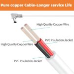 12V Power Cord for Levoit Core Mini Air Purifier Compatible with Levoit LAP-C161-WUS LAP-C161-KUS LAPC161WUS LAPC161KUS Charger Power Adapter - Image 5
