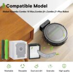 25 Pack Replacement Parts for iRobot Roomba Combo 10 Max,Combo j9+,Combo j7+/Plus Vacuum (Only Combo series), 2 Brushes+3 Mop Pads+6 Filters&Side Brushes&Bags - Image 3