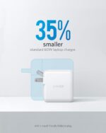 USB C Charger, Anker 60W Power Delivery Fast Charger [PIQ 3.0 & GaN], PowerPort Atom III Power Adapter for iPhone 11/Pro/Max/XR/XS/X, USB-C Laptops, MacBook Pro/Air, iPad Pro, Galaxy, Pixel and More - Image 4
