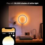 Philips Hue Sana Smart Wall Light, White - White and Color Ambiance LED Color-Changing Light - 1 Pack - Control with Hue App - Compatible with Alexa, Google Assistant, and Apple Homekit - Image 8