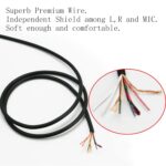 NewFantasia Replacement Audio Cable 3.5mm 5 Pole Male Compatible with SteelSeries Arctis Nova 1, 1X, Pro, 7, 7X, 1P Gaming Headset 1.3meters/4.3feet - Image 3