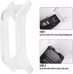Transparent Case Jewelry Bracelet Compatible with Garmin Vivosmart 5 tracker Replacement Bands for Women - Image 3