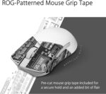 ASUS ROG Gladius III Wireless Gaming Mouse, 36000 DPI, 6 Buttons, Replaceable Switches, Paracord Cable - White - Image 8