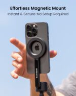 Magnetic Tripod for iPhone, 64” Selfie Stick for iPhone Magsafe, Phone Tripod Stand with Remote for Cell Phone Video Recording Travel - Image 3