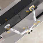 NB North Bayou Dual Monitor Desk Mount Stand Full Motion Swivel Computer Monitor Arm for Two Screens 17-27 Inch with 4.4~19.8lbs Load Capacity for Each Display F160-W - Image 3
