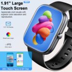 Smart Watch (Answer/Make Call), 2025 HD 1.91" Smartwatch for Men Women, 112+ Sports Modes Fitness Activity Tracker, Calories/Heart Rate/Sleep Monitor, IP68 Waterproof Step Counter for Android iOS - Image 3