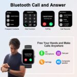 Smart Watch (Answer/Make Call), 2025 HD 1.91" Smartwatch for Men Women, 112+ Sports Modes Fitness Activity Tracker, Calories/Heart Rate/Sleep Monitor, IP68 Waterproof Step Counter for Android iOS - Image 4