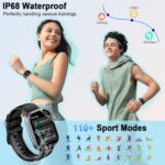 Smart Watch (Answer/Make Call), 2025 HD 1.91" Smartwatch for Men Women, 112+ Sports Modes Fitness Activity Tracker, Calories/Heart Rate/Sleep Monitor, IP68 Waterproof Step Counter for Android iOS - Image 8
