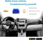 Panlong OBD2 Scanner Bluetooth OBDII Diagnostic Tool Car Code Reader Turn Off Check Engine Light Support Android Torque App - Image 3
