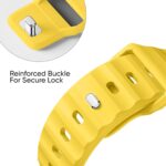 Sport Bands 6-Pack Compatible with Apple Watch Ultra 2 Band 49mm 46mm 45mm 44mm 42mm, Wide Soft Silicone Wristbands Waterproof Strap Men for iWatch Series 10 9 8 7 6 5 4 3 SE Ultra - Image 4
