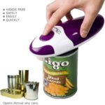 Kitchen Automatic Safety Cordless One Tin Opener&Bangrui Professional Electric Opener.One-touch switch .Smooth can edge.Being friendly to left-hander and arthritics!(Purple) - Image 5