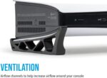 Glistco Skates - Horizontal Stand for PS5 Pro Compatible with Disc & Digital Edition (Black) - Image 5